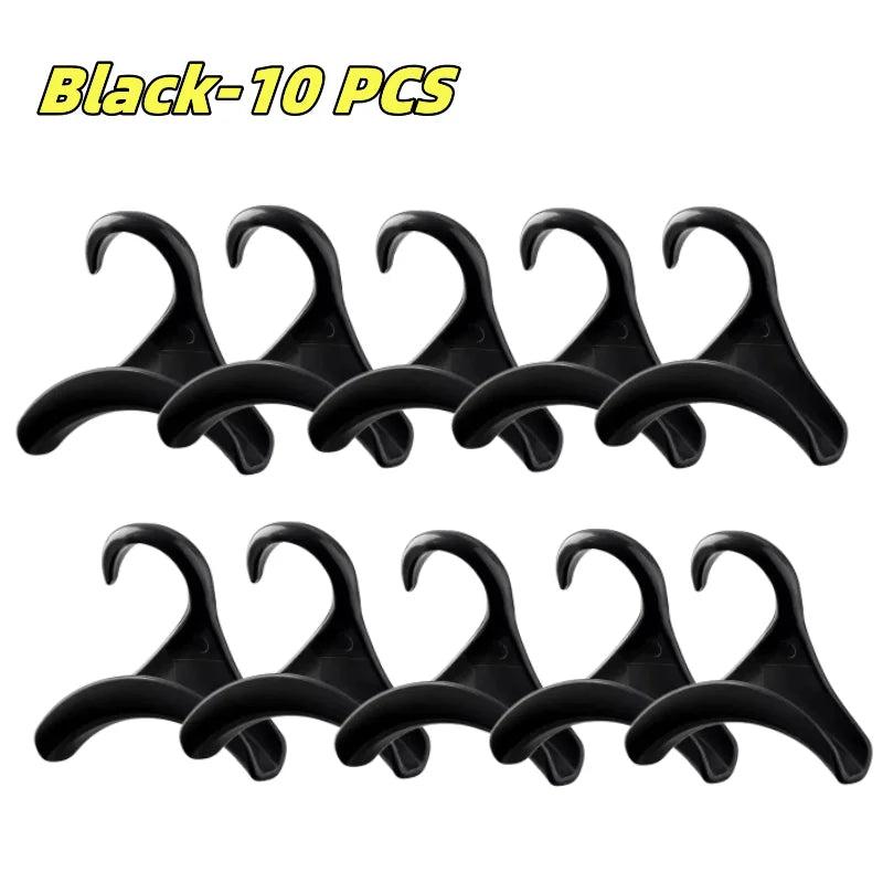 Multifunctional Closet Handbag Hangers Set black-10-pc by HitMyNeed