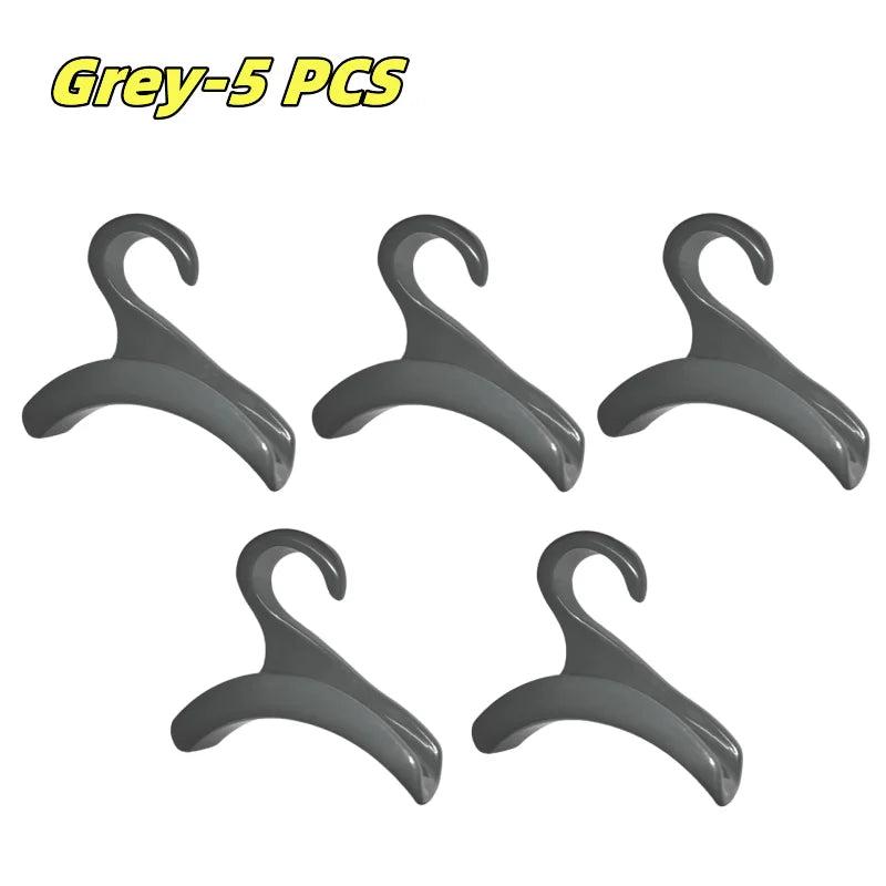Multifunctional Closet Handbag Hangers Set gray-5-pc by HitMyNeed