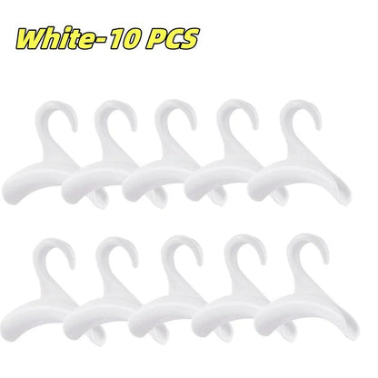 Multifunctional Closet Handbag Hangers Set white-10-pc by HitMyNeed