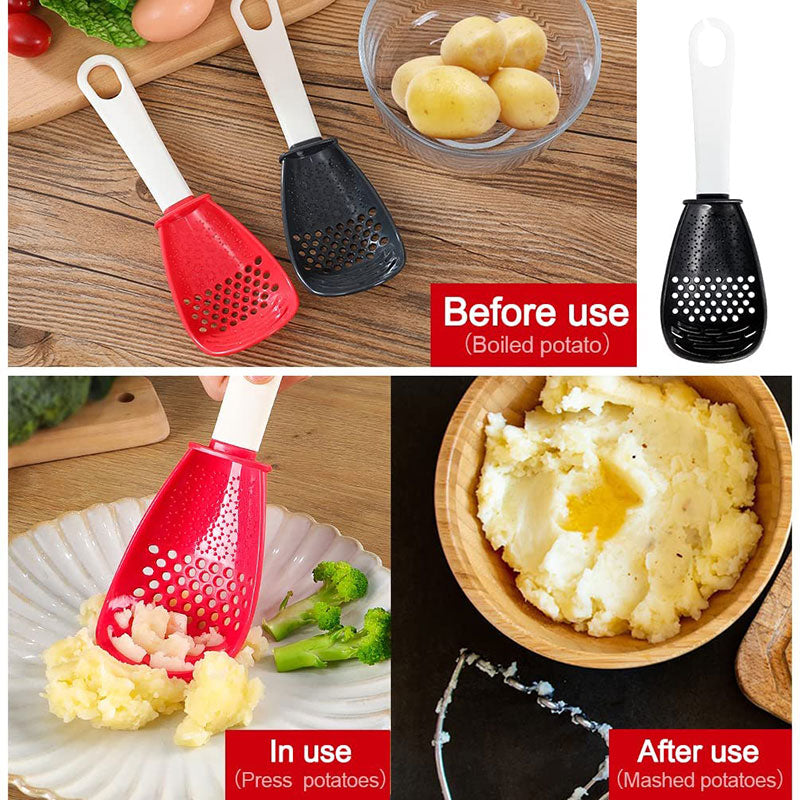 Multifunctional Cooking Spoon with Strainer & Cutter by HitMyNeed