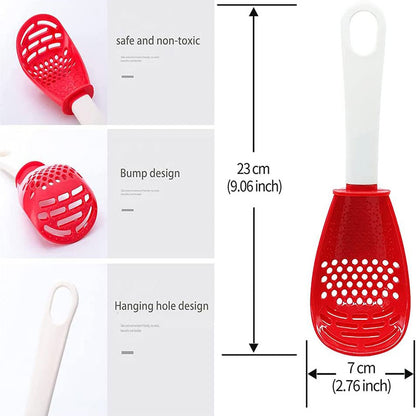 Multifunctional Cooking Spoon with Strainer & Cutter by HitMyNeed