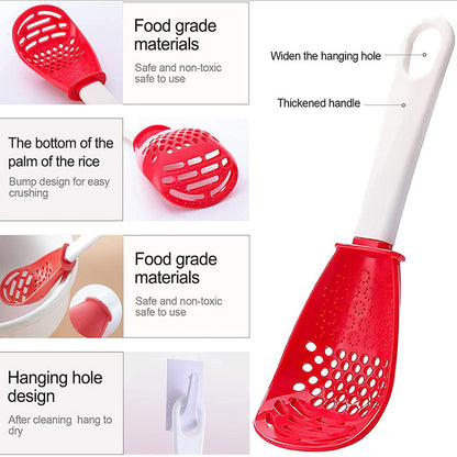 Multifunctional Cooking Spoon with Strainer & Cutter by HitMyNeed
