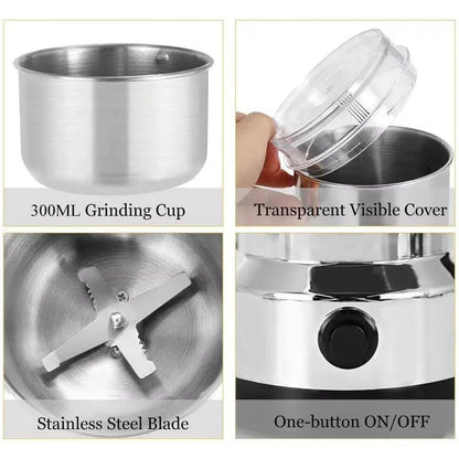 Multifunctional Electric Coffee & Spice Grinder by HitMyNeed