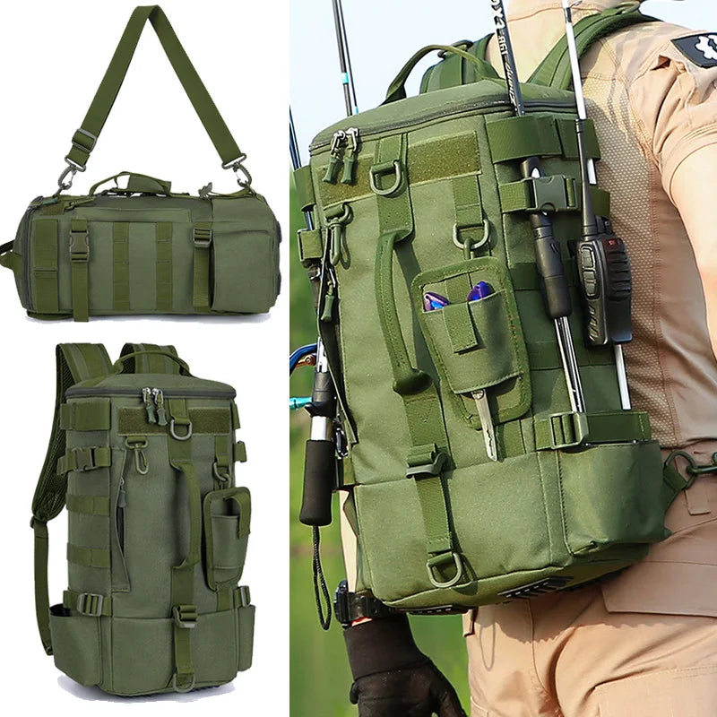 Multifunctional Fishing Backpack with Rod Holders by HitMyNeed