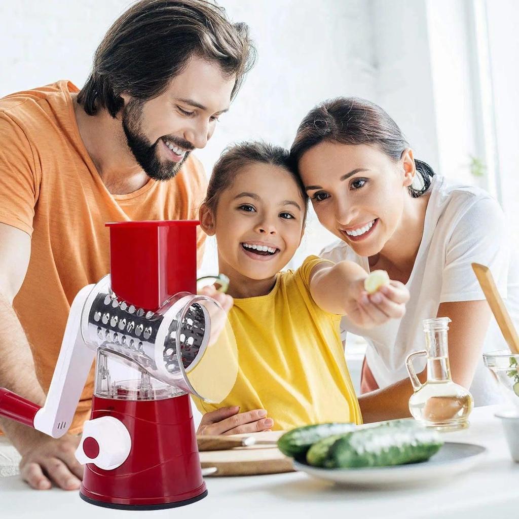 Multifunctional Hand Crank Vegetable Cutter & Grater by HitMyNeed