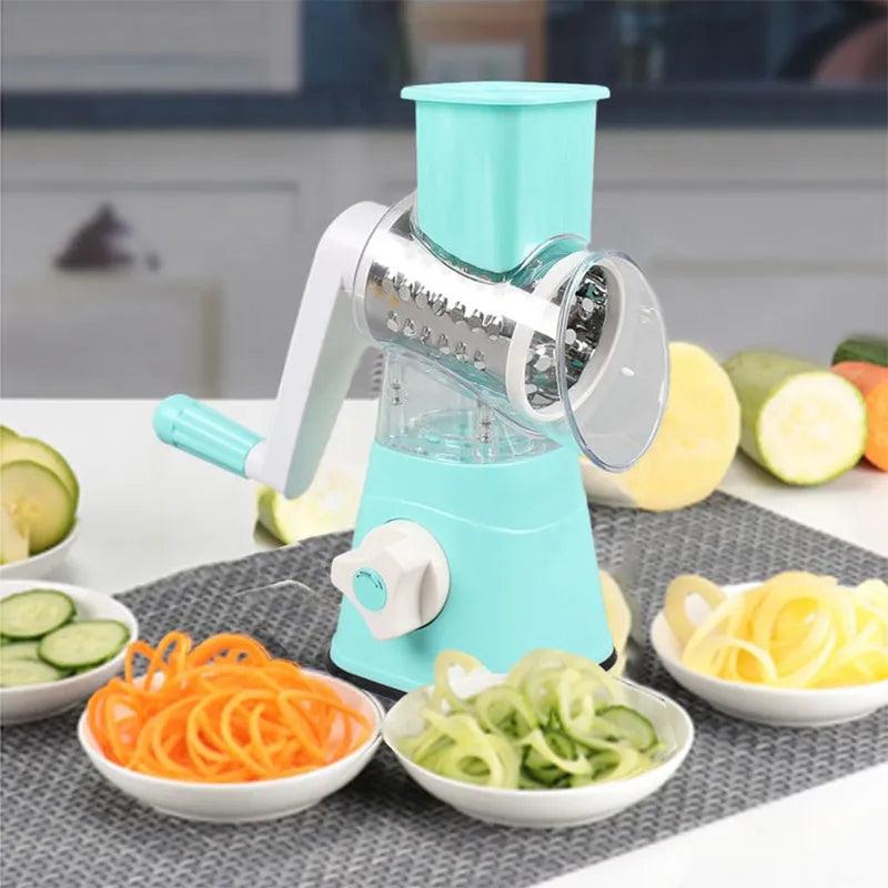 Multifunctional Hand Crank Vegetable Cutter & Grater by HitMyNeed