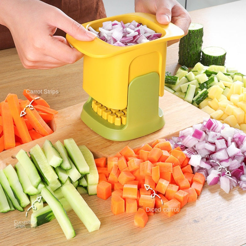 Multifunctional Hand-Press Vegetable Chopper & Slicer by HitMyNeed