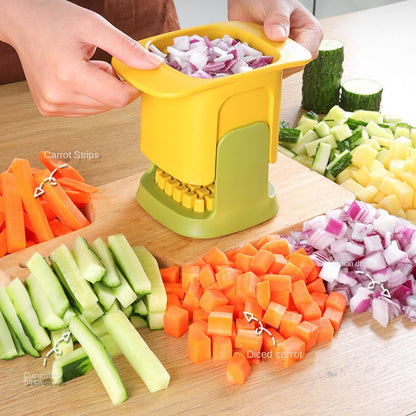 Multifunctional Hand-Press Vegetable Chopper & Slicer by HitMyNeed