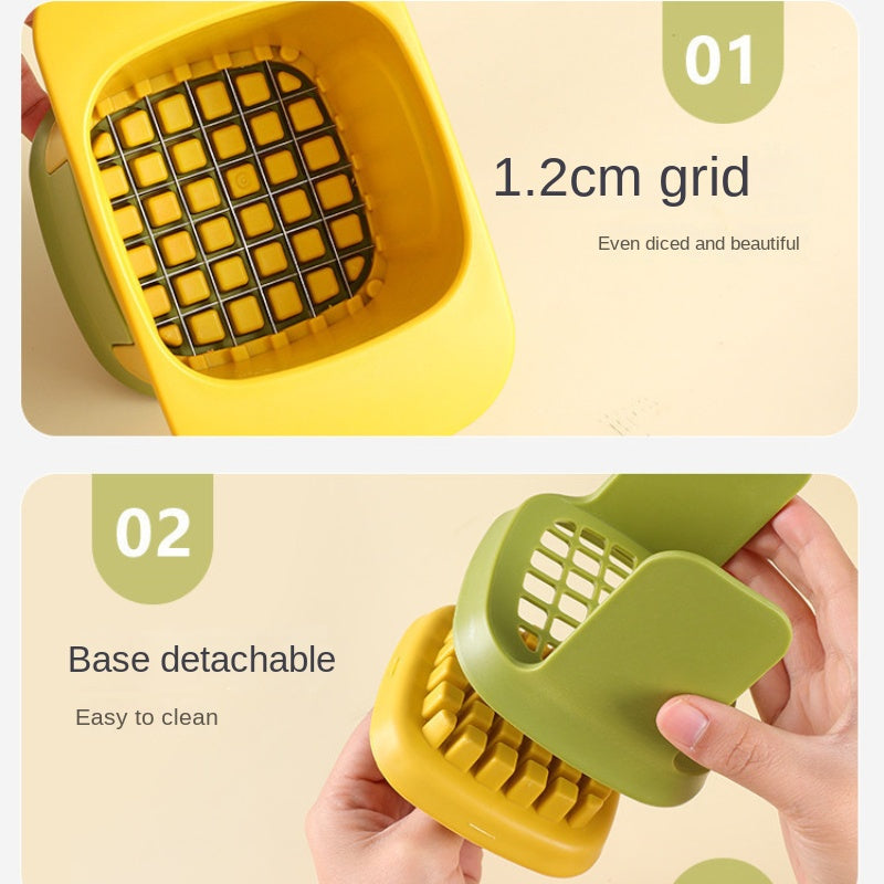 Multifunctional Hand-Press Vegetable Chopper & Slicer by HitMyNeed