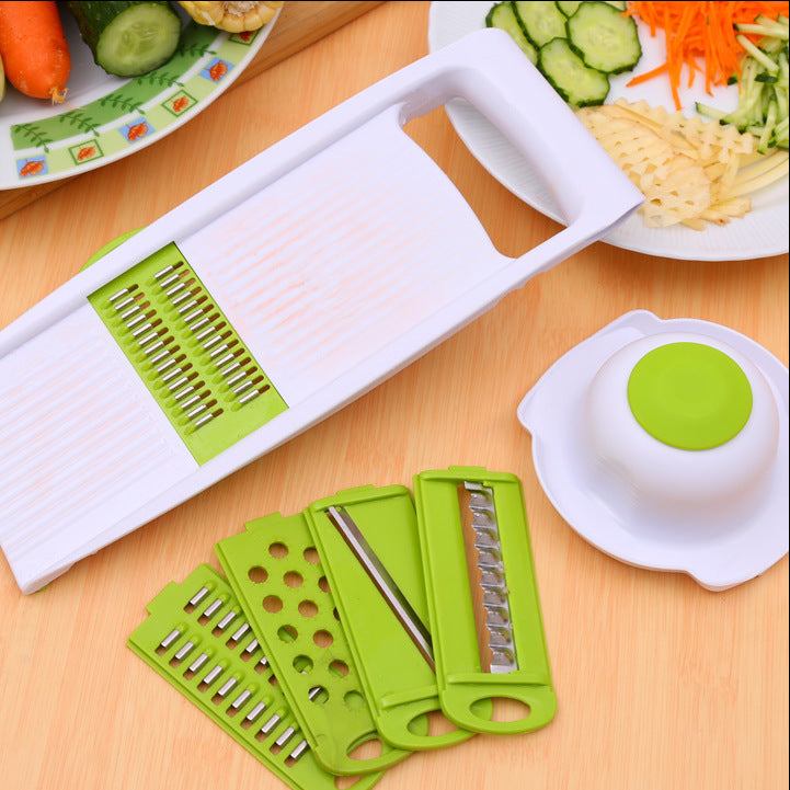 Multifunctional Mandoline Slicer with 5 Blades by HitMyNeed