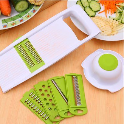 Multifunctional Mandoline Slicer with 5 Blades by HitMyNeed