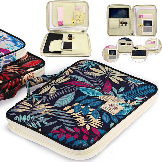 Multifunctional Printed Document Bag 13" by HitMyNeed