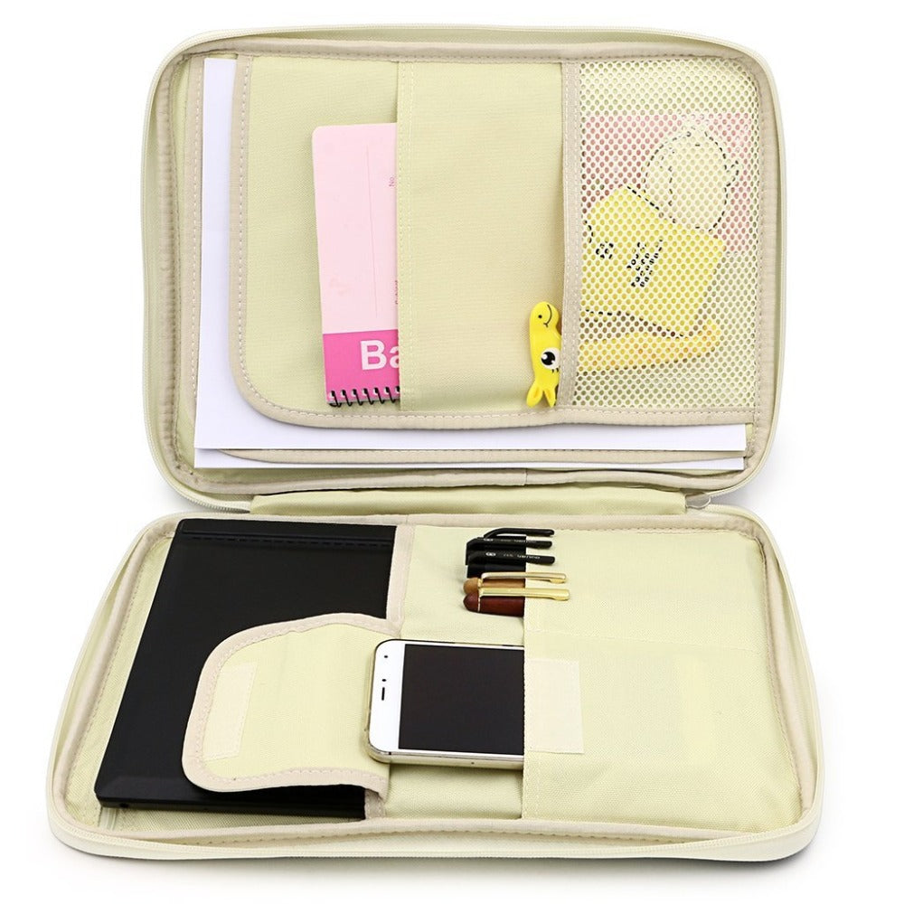 Multifunctional Printed Document Bag 13" by HitMyNeed