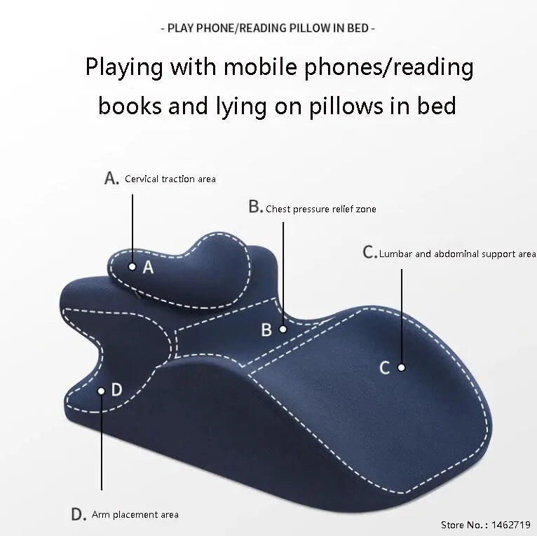 Multifunctional Prone Sleeping Support Pillow by HitMyNeed