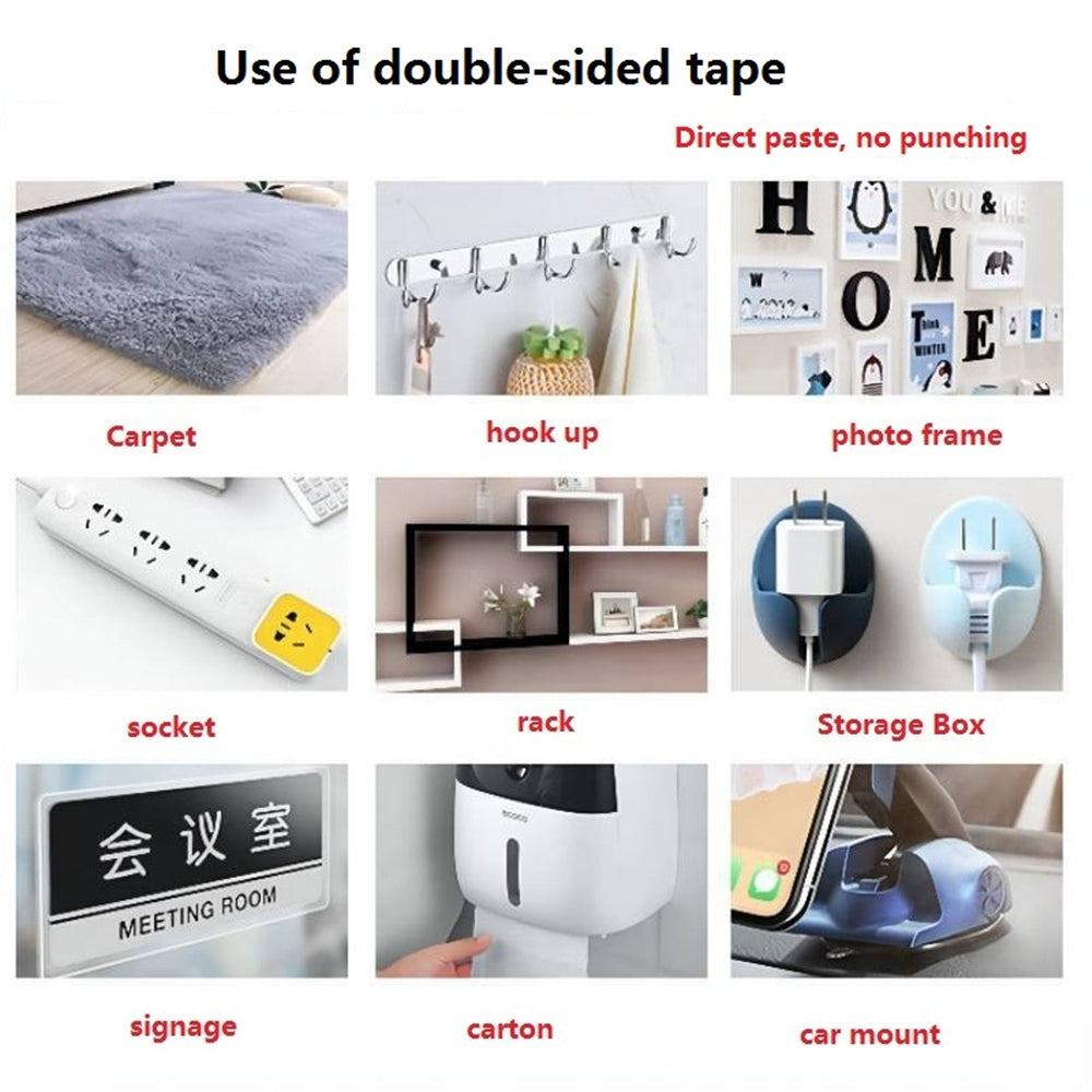 Multifunctional Reusable Double-Sided Nano Tape by HitMyNeed