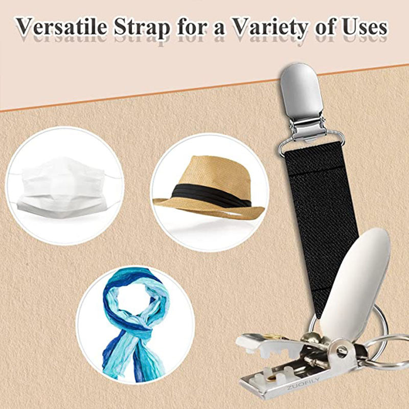 Multifunctional Travel Hat Clip with Nylon Strap by HitMyNeed
