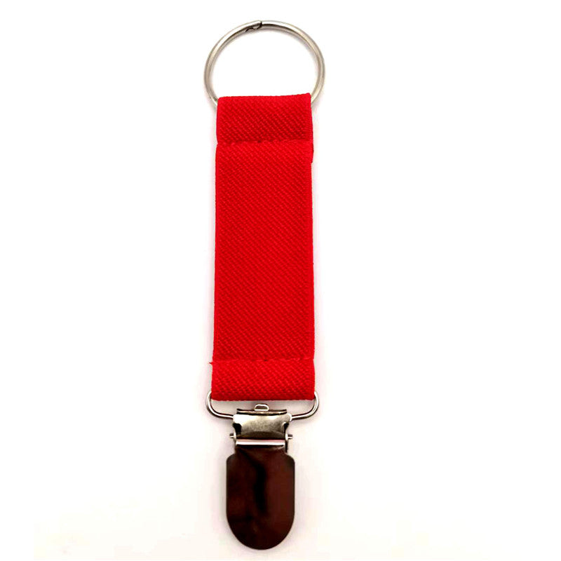 Multifunctional Travel Hat Clip with Nylon Strap red by HitMyNeed