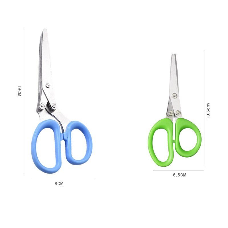 Multilayer Stainless Steel Herb & Scallion Scissors by HitMyNeed