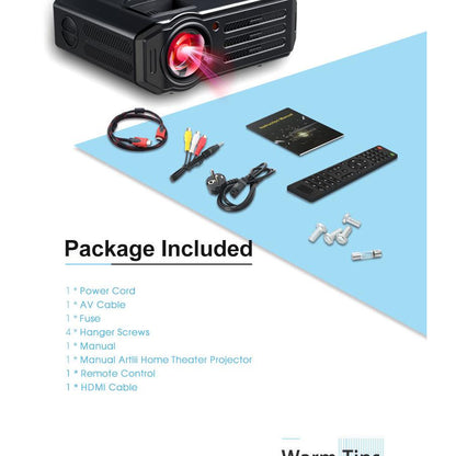 Multimedia LED HD Home Theater Projector by HitMyNeed
