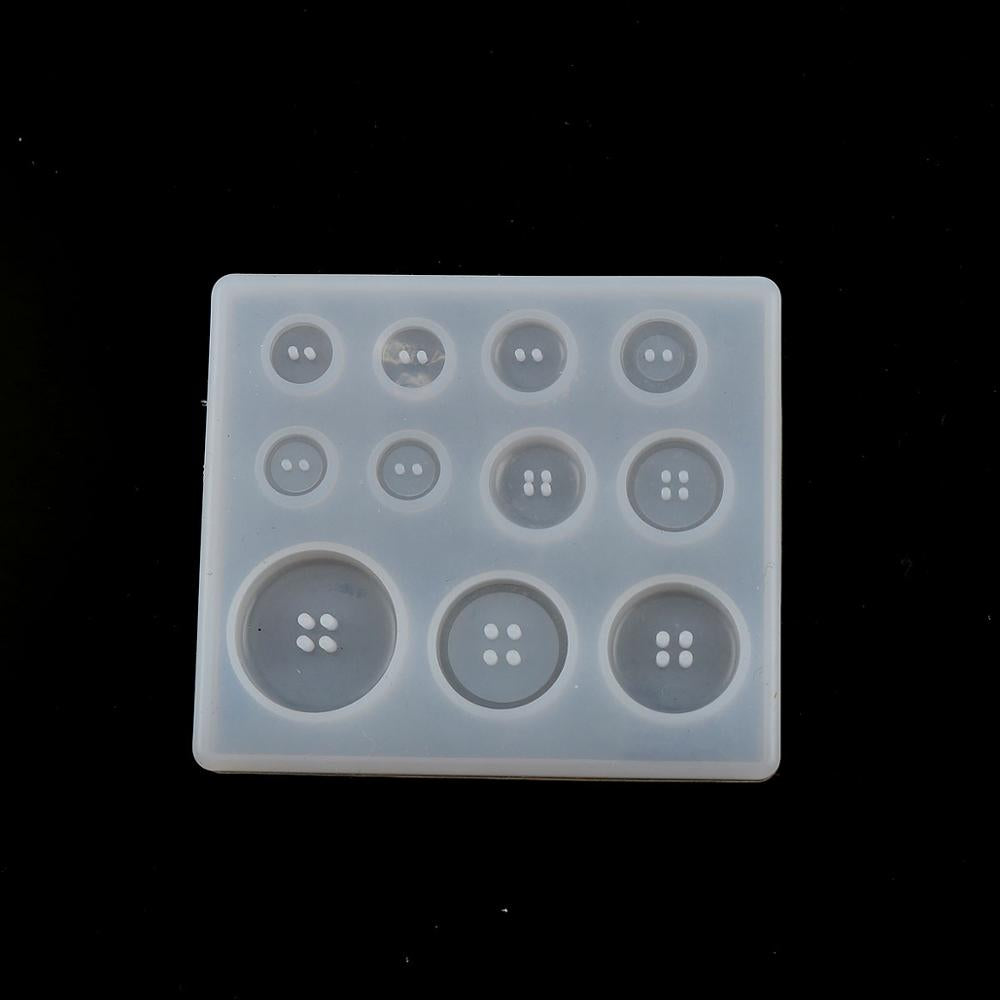 Multiple Slot Silicone Button Mold for Crafts by HitMyNeed