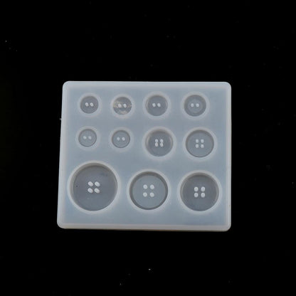 Multiple Slot Silicone Button Mold for Crafts by HitMyNeed