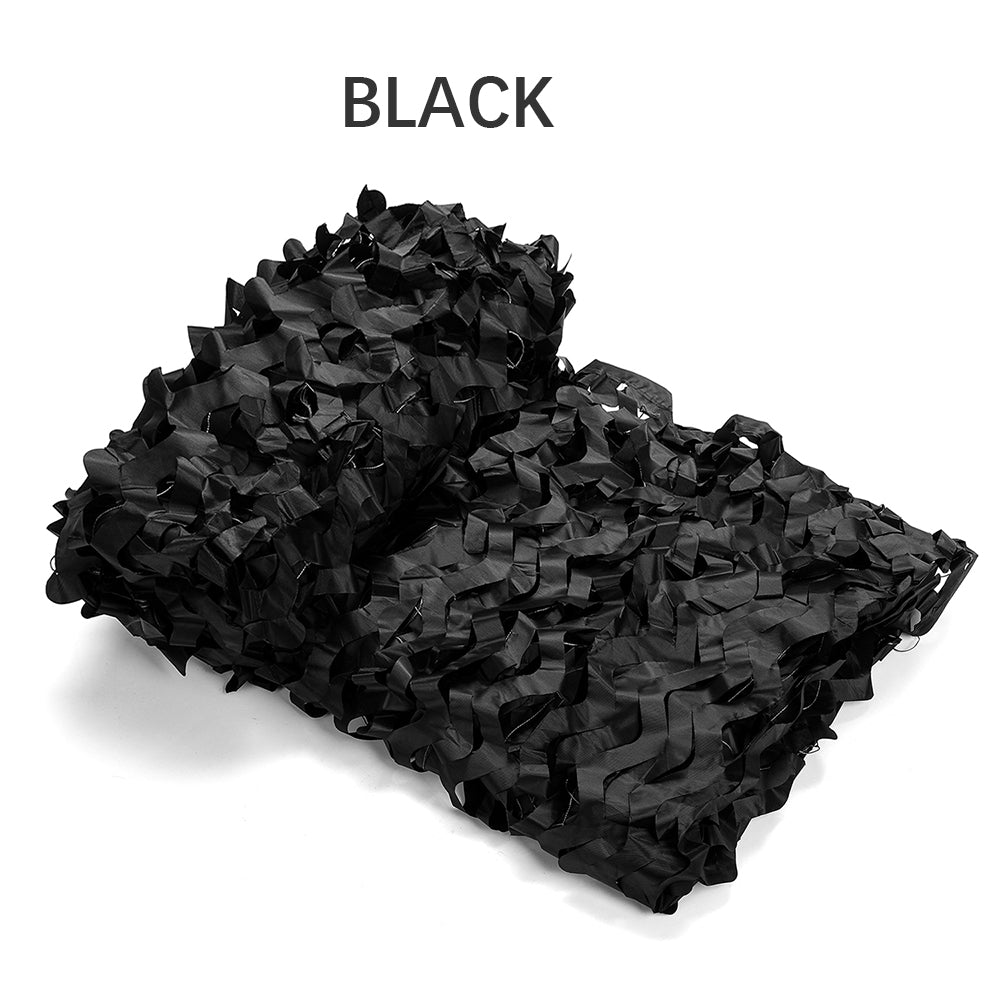 Multipurpose Camouflage Net for Outdoor Concealment black 2m-x-6m by HitMyNeed