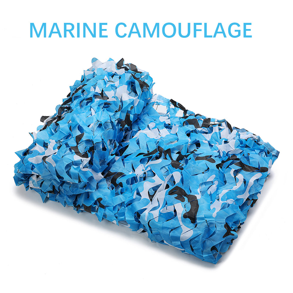 Multipurpose Camouflage Net for Outdoor Concealment marine-camouflage 1-5m-x-4m by HitMyNeed
