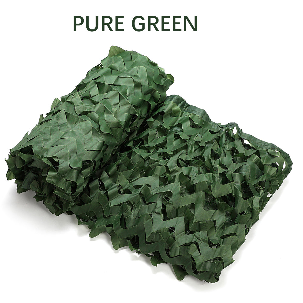 Multipurpose Camouflage Net for Outdoor Concealment pure-green 2m-x-6m by HitMyNeed