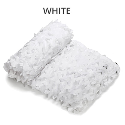 Multipurpose Camouflage Net for Outdoor Concealment white 1-5m-x-5m by HitMyNeed
