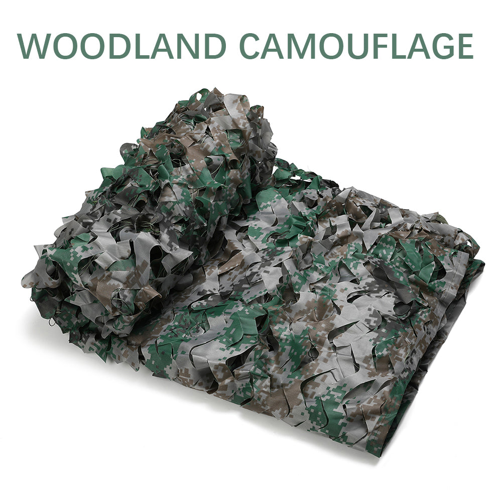 Multipurpose Camouflage Net for Outdoor Concealment woodland-camouflage 1-5m-x-4m by HitMyNeed