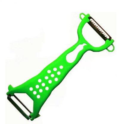 Multipurpose Cucumber Peeler with Stainless Steel Blade green by HitMyNeed