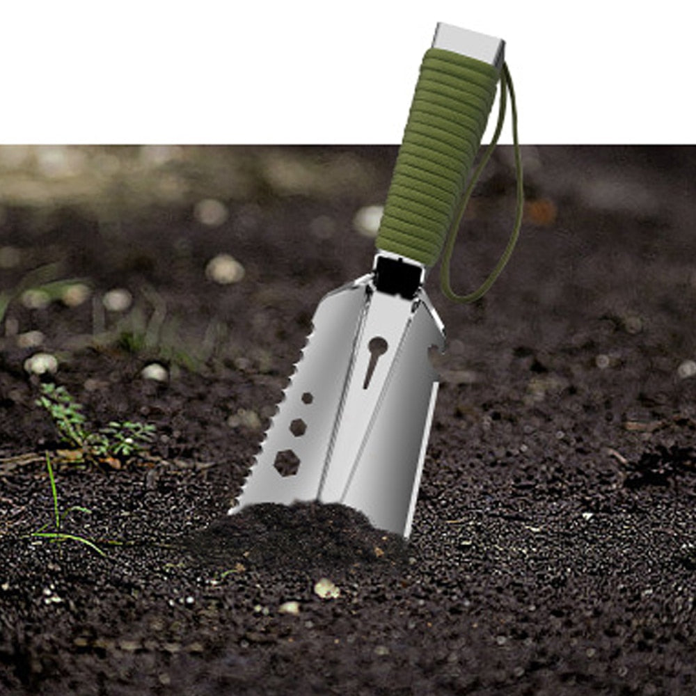 Multipurpose Garden Shovel with Rope and Storage Bag by HitMyNeed