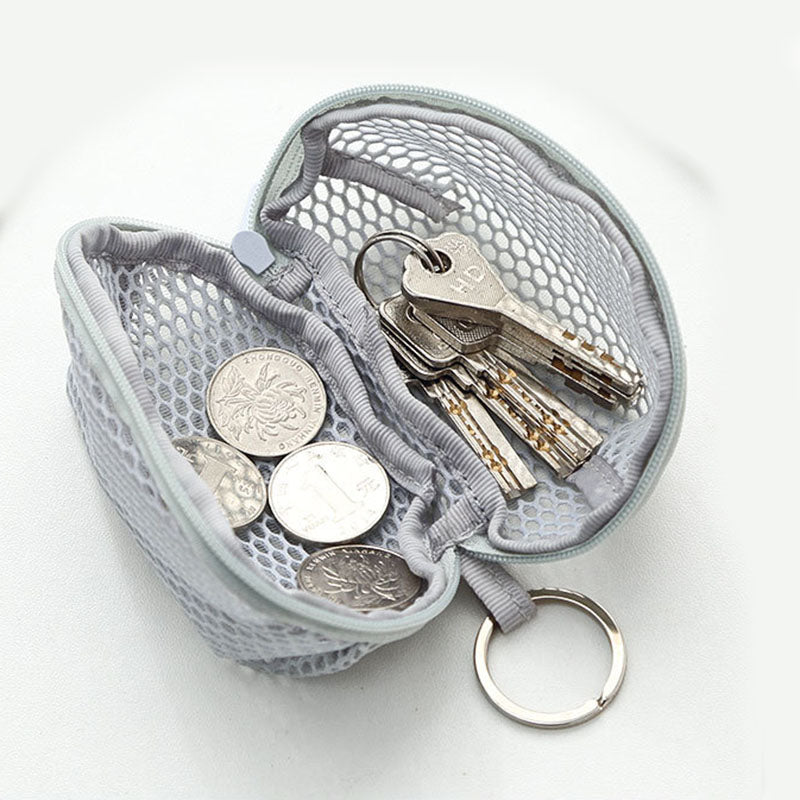 Multipurpose Nylon Mesh Coin Purse Pouch by HitMyNeed