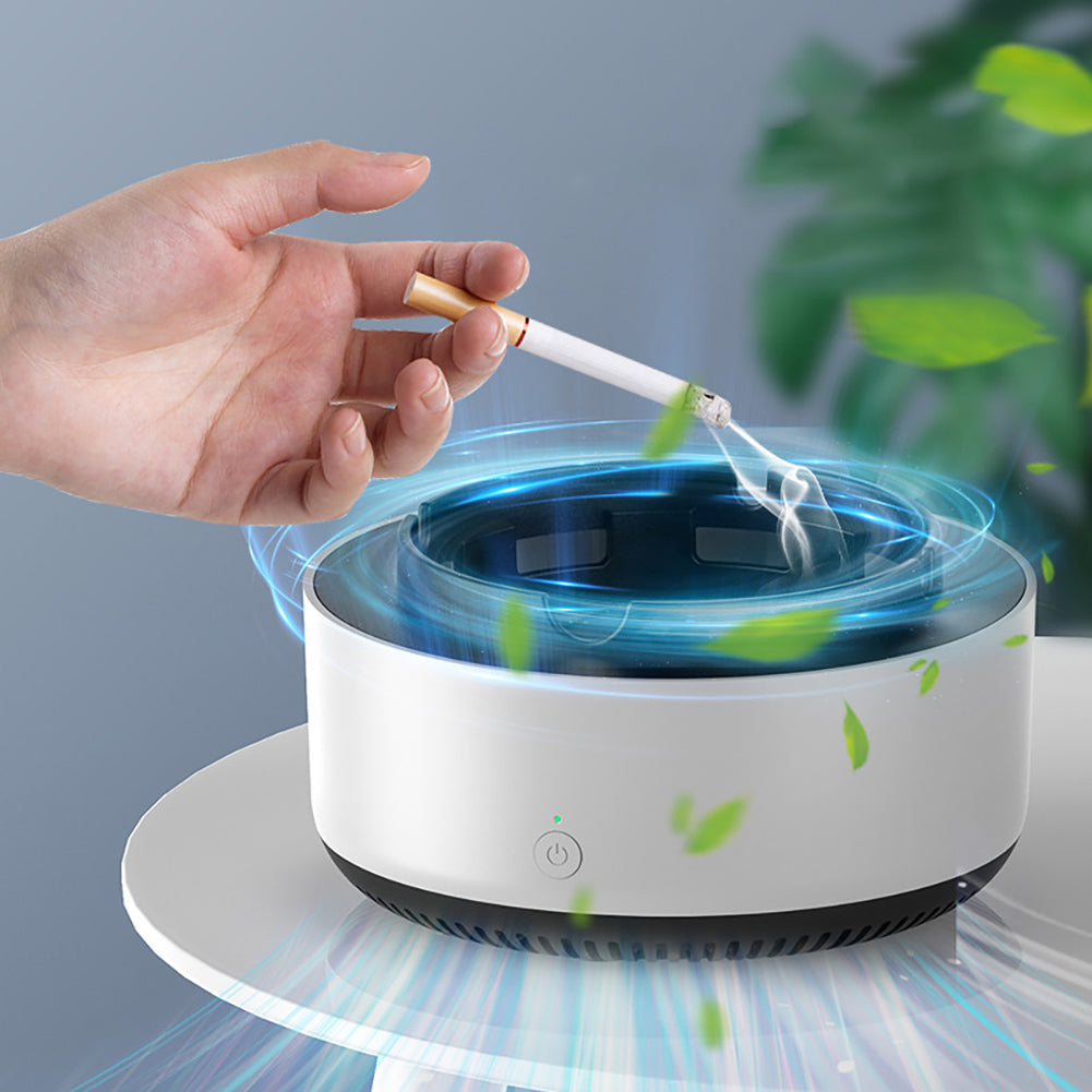 Multipurpose Smokeless Ashtray with Anion Air Purifier by HitMyNeed