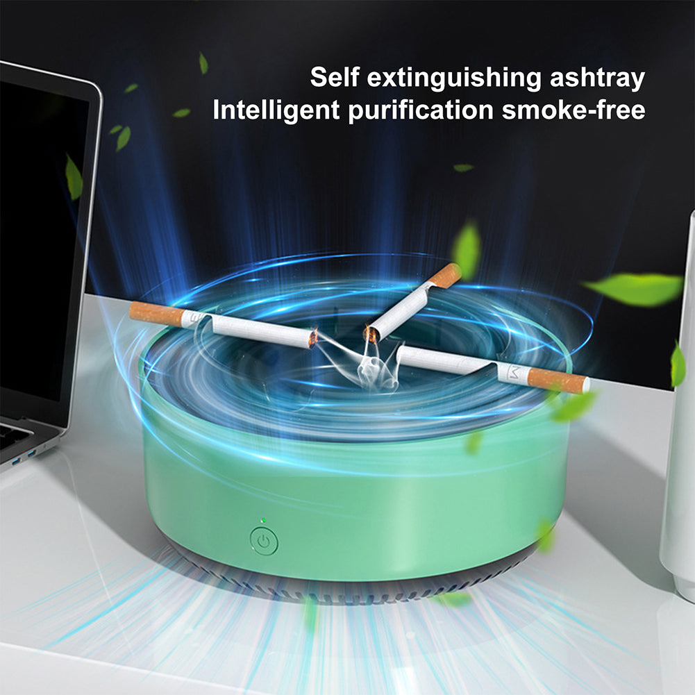 Multipurpose Smokeless Ashtray with Anion Air Purifier by HitMyNeed