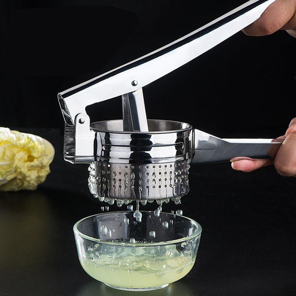 Multipurpose Stainless Steel Potato Ricer & Juicer by HitMyNeed