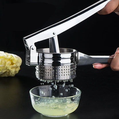 Multipurpose Stainless Steel Potato Ricer & Juicer by HitMyNeed