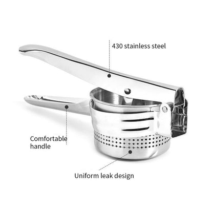 Multipurpose Stainless Steel Potato Ricer & Juicer by HitMyNeed
