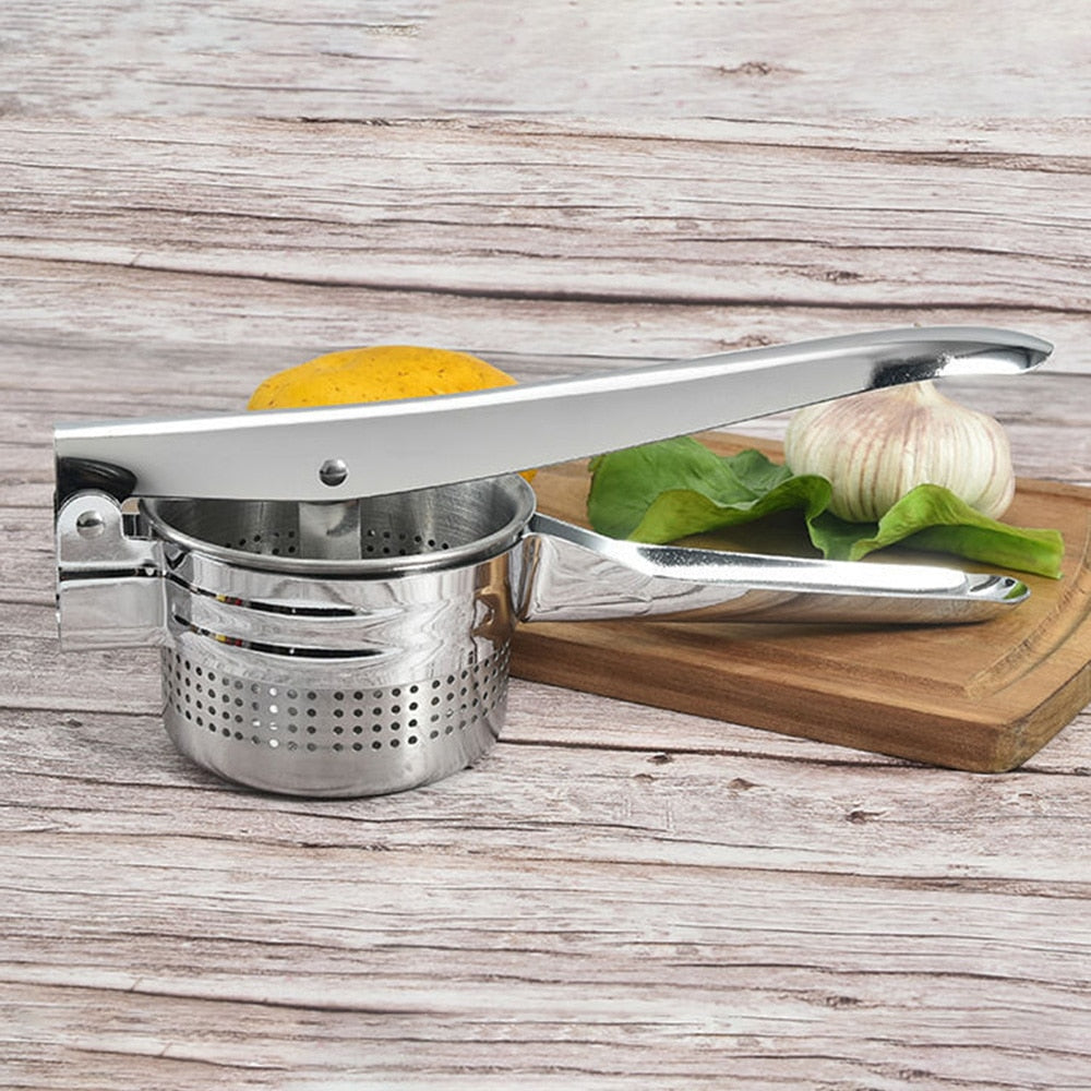 Multipurpose Stainless Steel Potato Ricer & Juicer by HitMyNeed
