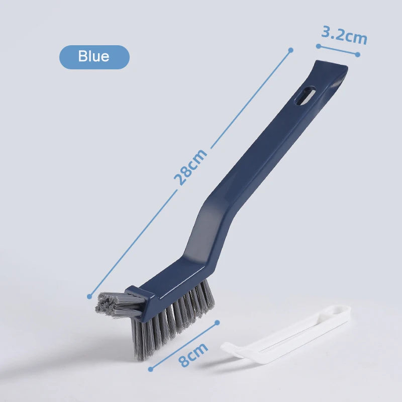 Multipurpose Tile Gap & Window Groove Cleaning Brush blue by HitMyNeed