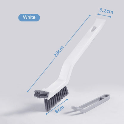 Multipurpose Tile Gap & Window Groove Cleaning Brush white by HitMyNeed