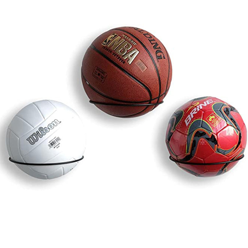 Multipurpose Wall Mount Basketball & Ball Holder by HitMyNeed