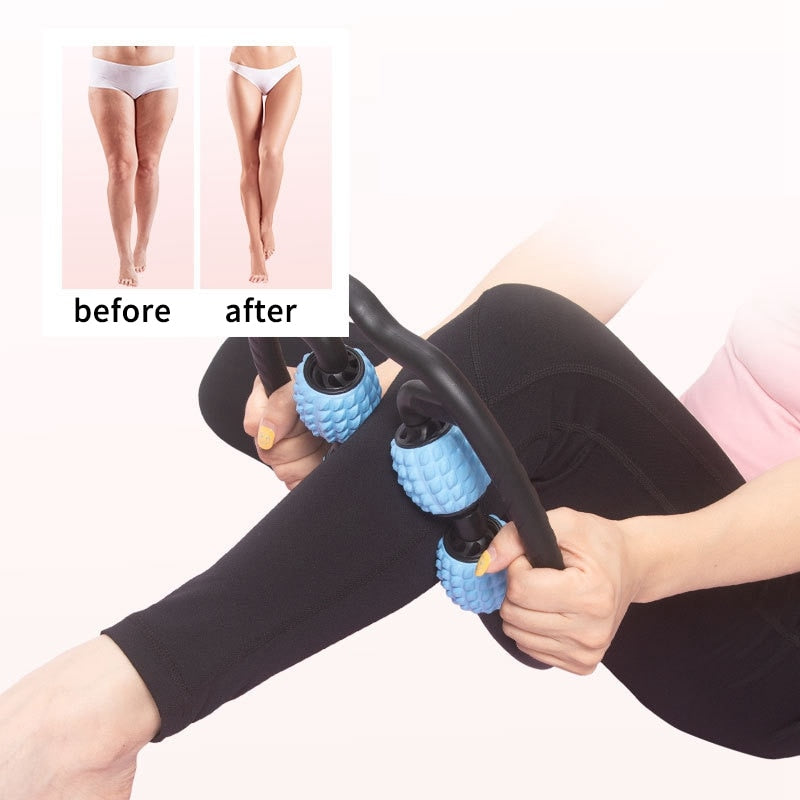 Muscle Massage Roller with 4-Point Massage Balls by HitMyNeed