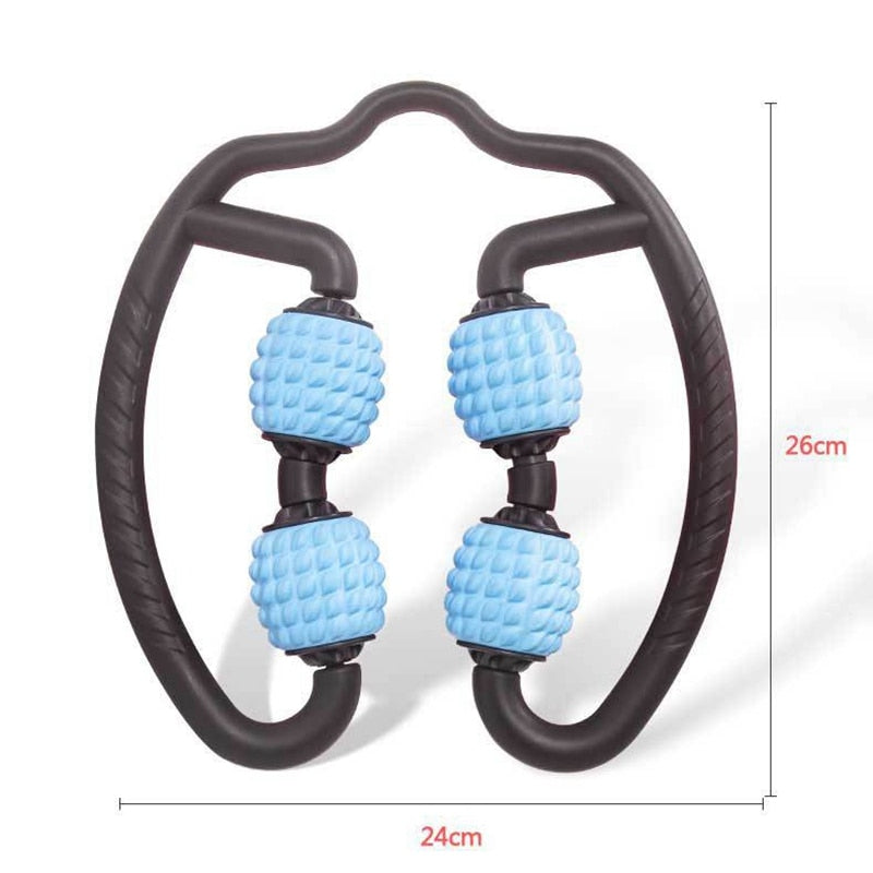Muscle Massage Roller with 4-Point Massage Balls by HitMyNeed