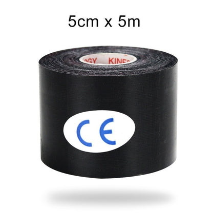 Muscle Patch Sports Bandage Kinesiology Tape 5cm x 5m 5cmx500cm-black by HitMyNeed