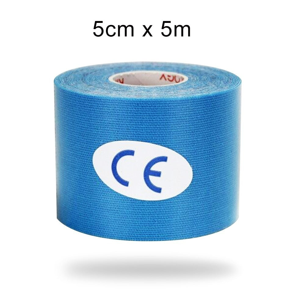 Muscle Patch Sports Bandage Kinesiology Tape 5cm x 5m 5cmx500cm-blue by HitMyNeed