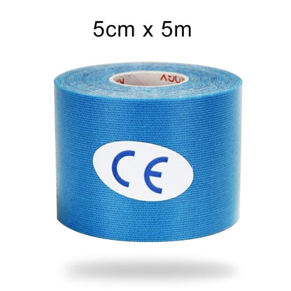 Muscle Patch Sports Bandage Kinesiology Tape 5cm x 5m 5cmx500cm-blue by HitMyNeed