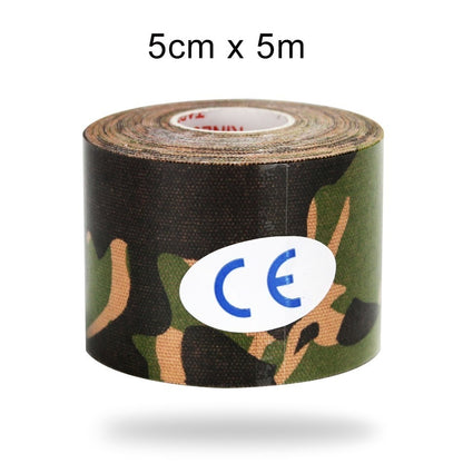 Muscle Patch Sports Bandage Kinesiology Tape 5cm x 5m 5cmx500cm-green-camo by HitMyNeed