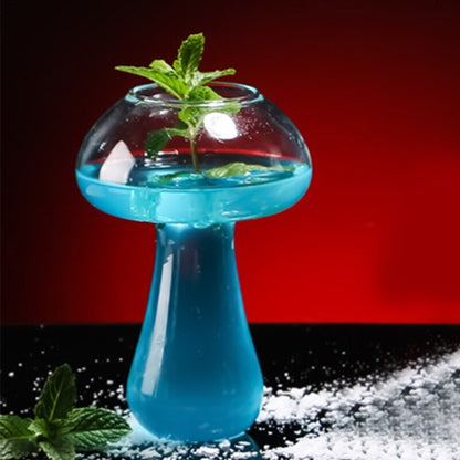 Mushroom Shaped Glass Tumbler 380ml by HitMyNeed