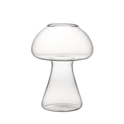 Mushroom Shaped Glass Tumbler 380ml by HitMyNeed